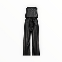 bishop + young Glam Slam Vegan Leather Jumpsuit - Black