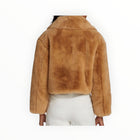 dh New York Paloma Cropped Faux Fur Jacket