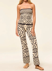 MISA Orla Pants - Blue Mosaic Tile Mix