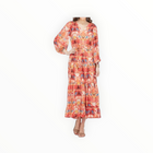 Jade Melody Tam Aztec Ruffles Tiered Dress