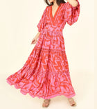 Omika Sloane Maxi Dress - Cierra Grapefruit