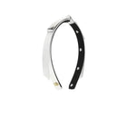 Lele Sadoughi Bardot Faux Leather Headband - Silver