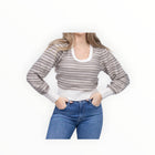 dh New York Amara Sweater - Ivory Combo