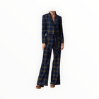 Gilner Farrar Oaklyn Pants - Blue Plaid