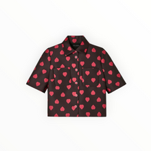 Tara Jamon Carolane Shirt - Black Heart Print