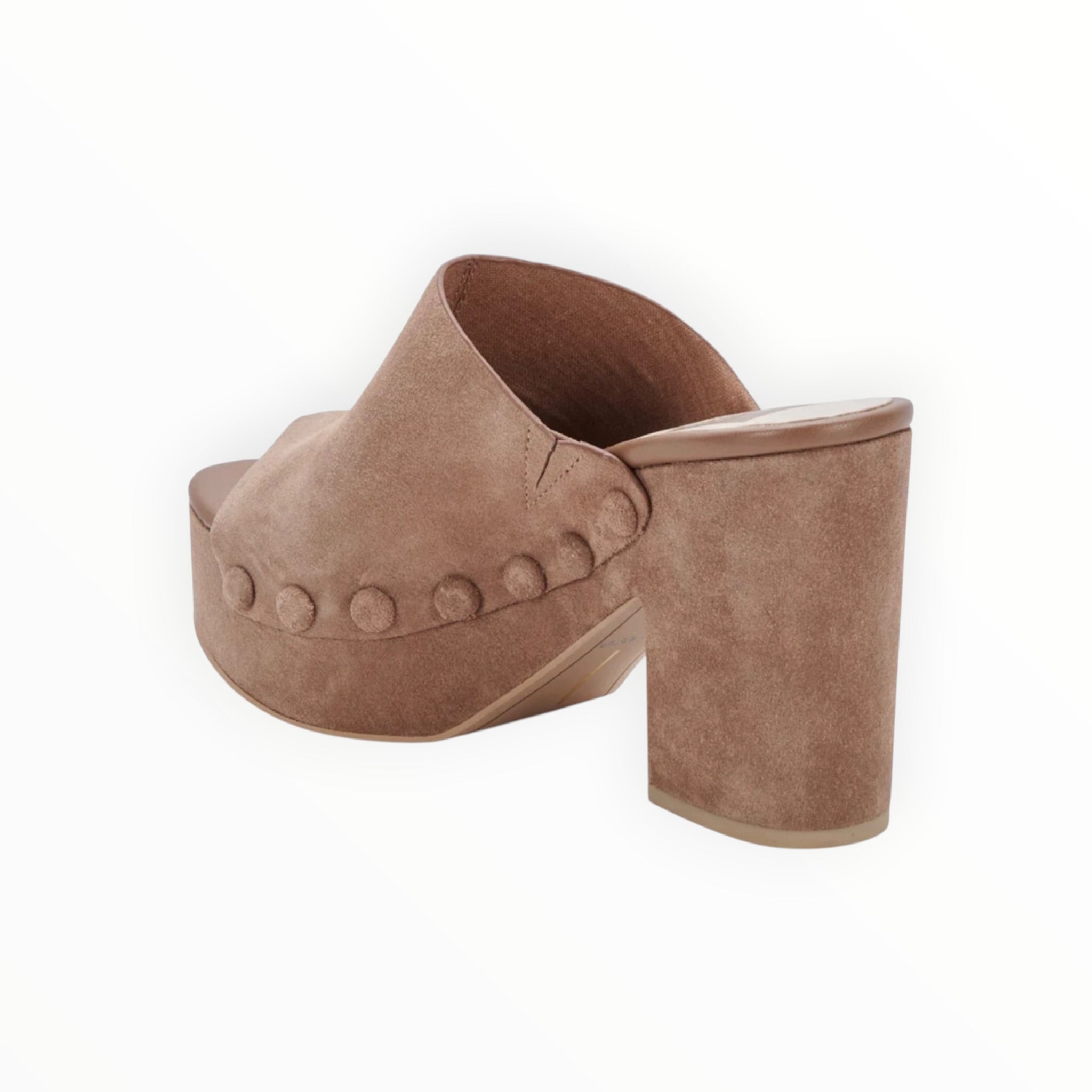 Dolce Vita Emol Platform Sandals - Mushroom Suede