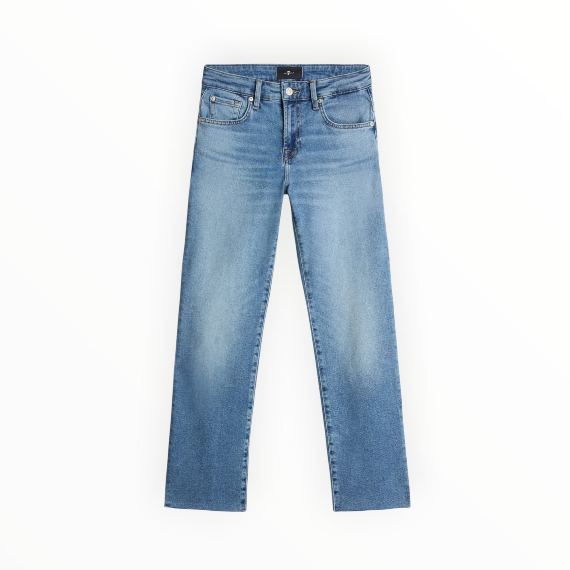 7 For All Mankind Calie Straight Ankle in Luxe Vintage - Fancy