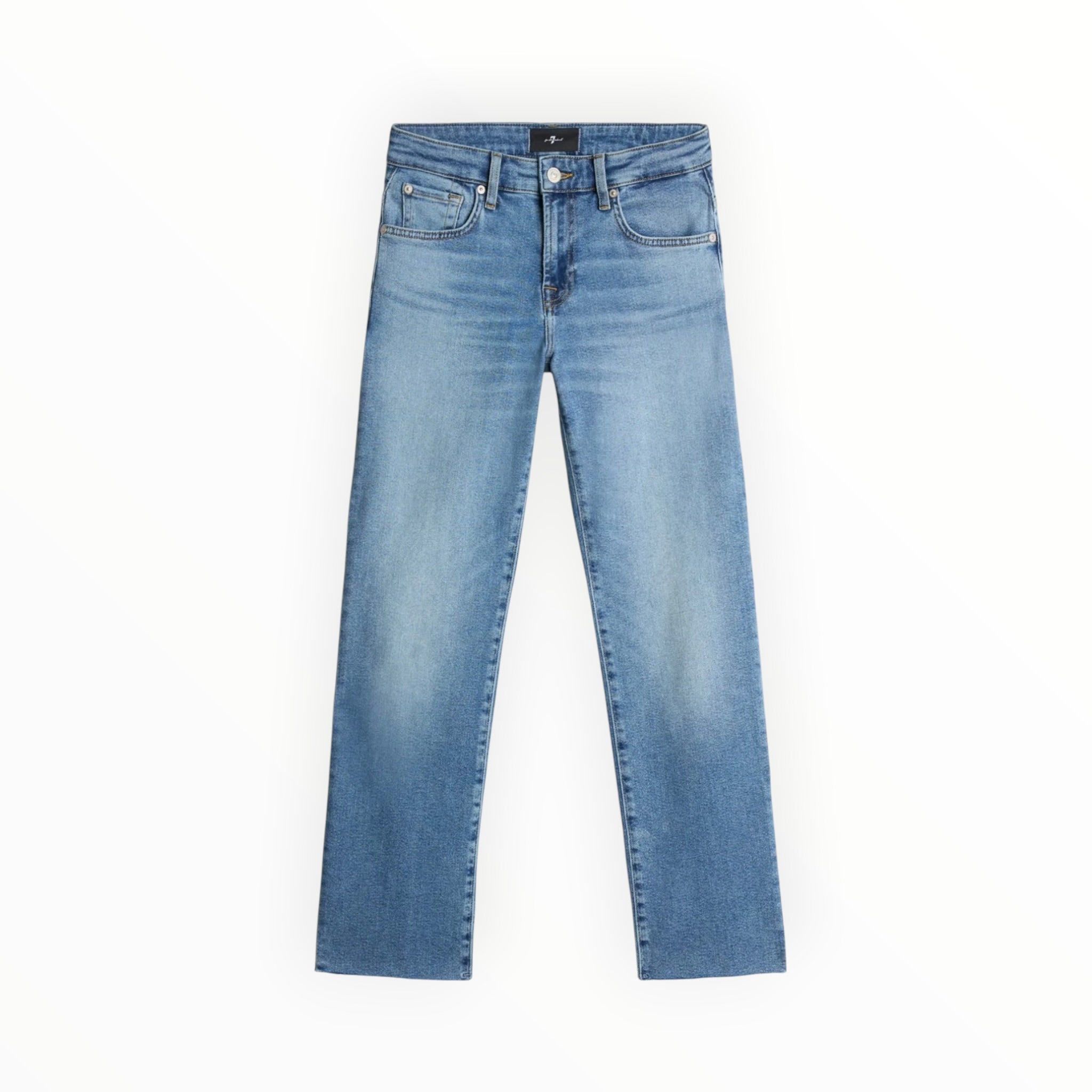 7 For All Mankind Calie Straight Ankle in Luxe Vintage - Fancy