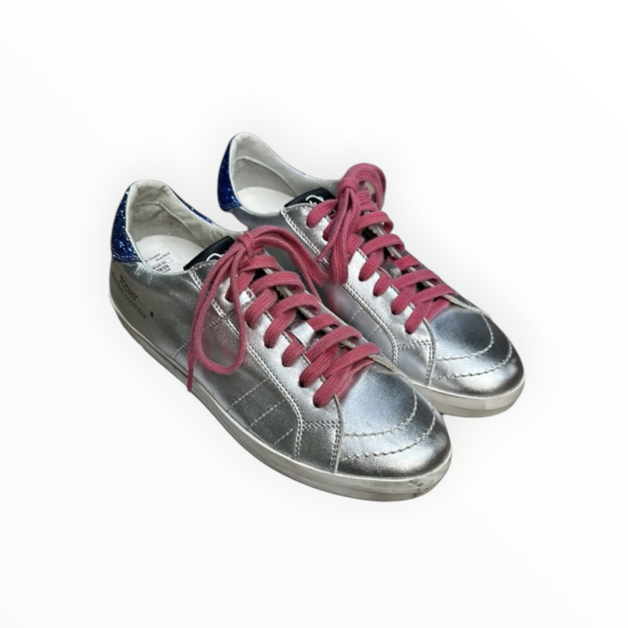 Primabase Metallic Sneaker - Silver/Blue/Pink