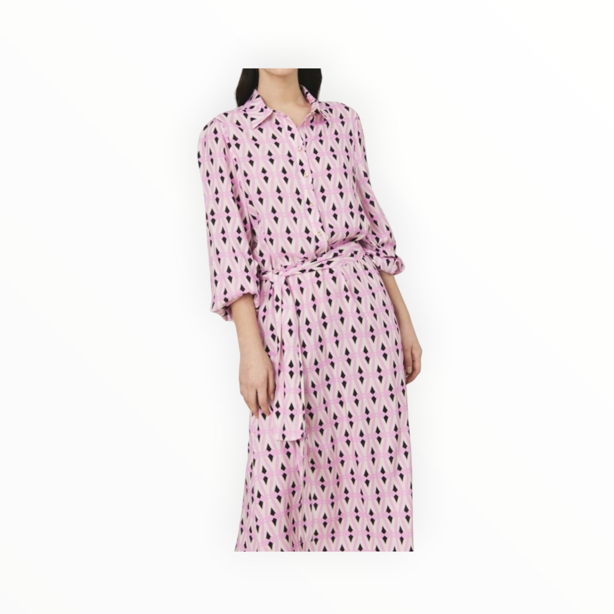 Déluc Rivera Dress - Flower Pink
