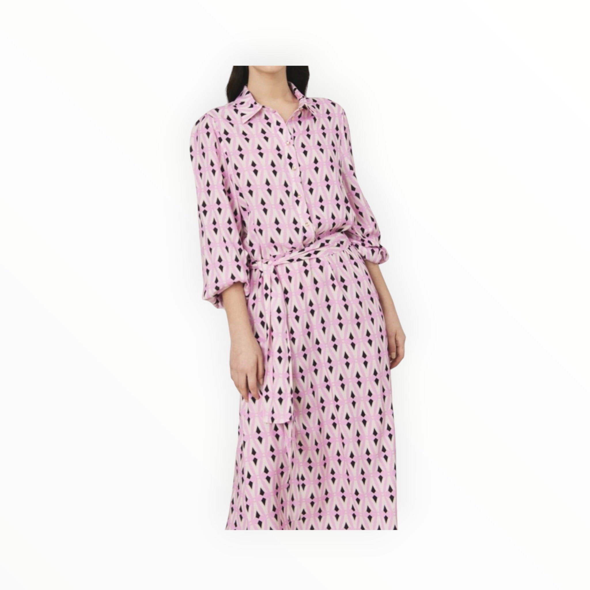 Déluc Rivera Dress - Flower Pink