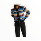 Nation Ltd Carmela Cardigan - Velour Multi Stripe