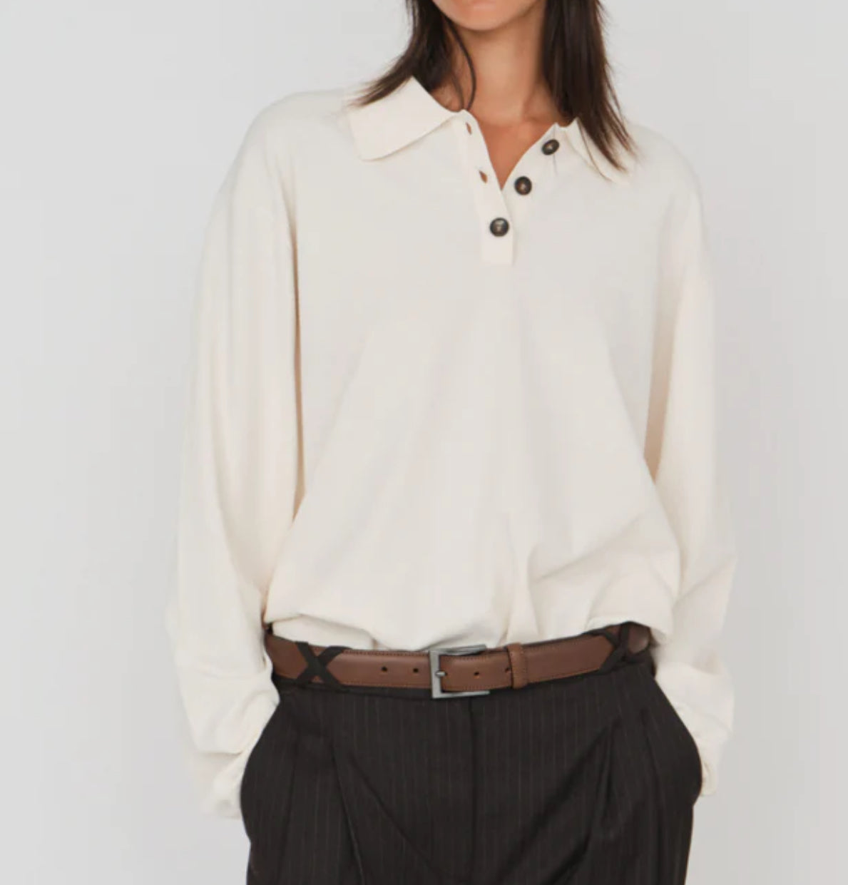 THE GARMENT Madison Polo - Ecru