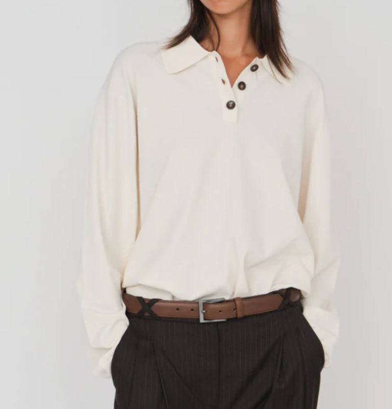 THE GARMENT Madison Polo - Ecru