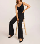 Commando Neoprene Wide Leg Pant - Black