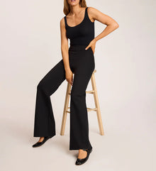 Commando Neoprene Wide Leg Pant - Black