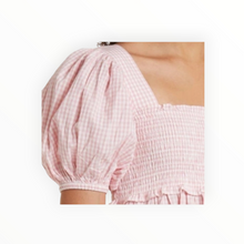 byTiMo Poplin Check Dress - Pink/White