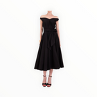 Lavi by Majolavi Sweetheart Neck Dress - Black