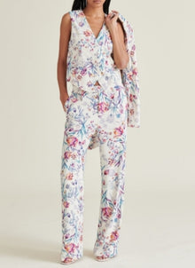 Steve Madden Denia Floral Print Pants - Antique