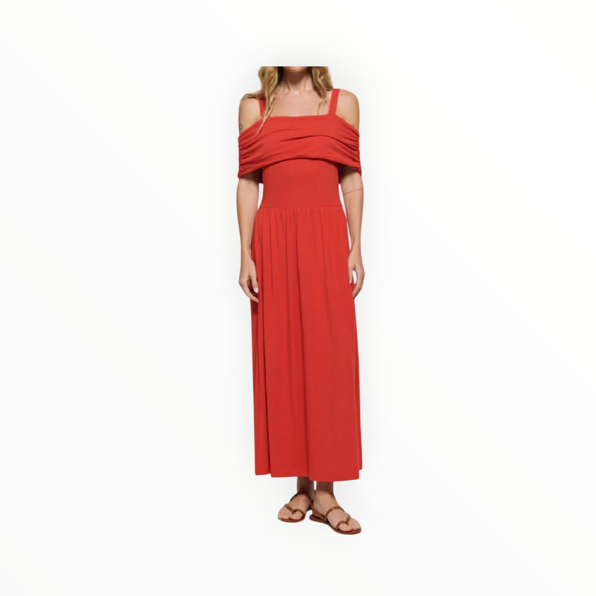 Nation Ltd Tamaira Dress - Aurora Red