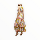 Hutch Trinity Dress - Multi Cascade Brushstrokes