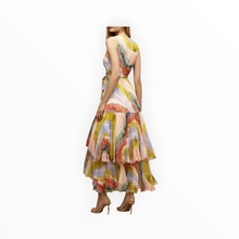 Hutch Trinity Dress - Multi Cascade Brushstrokes