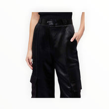 SIMKHAI Beatriz Wide Leg Cargo Pant - Black