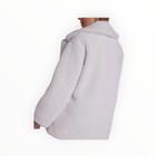 Bella Dahl Oversized Notch Collar Teddy Coat - Winter White