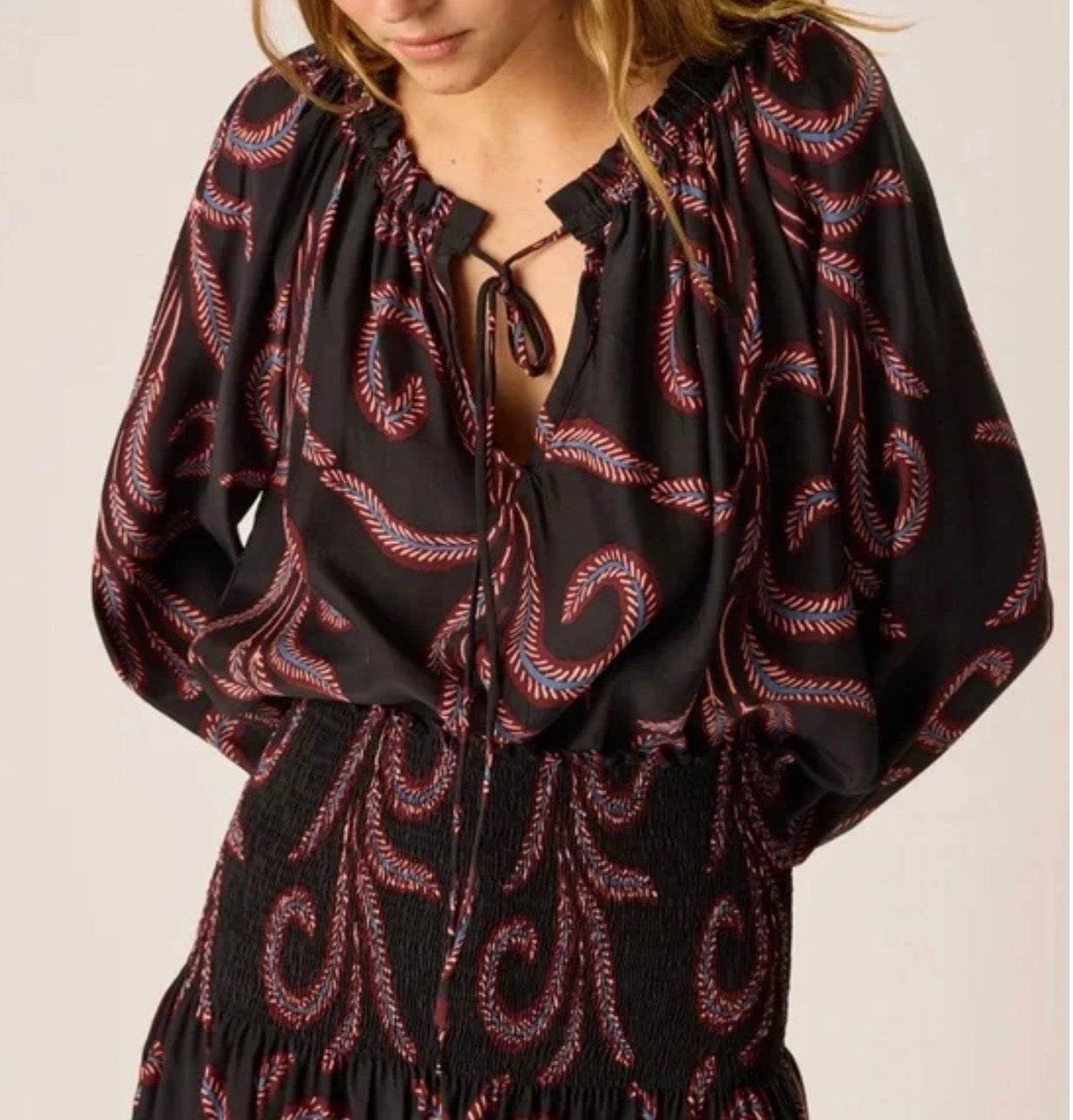 Natalie Martin Ashley Top - Feather Chiffon