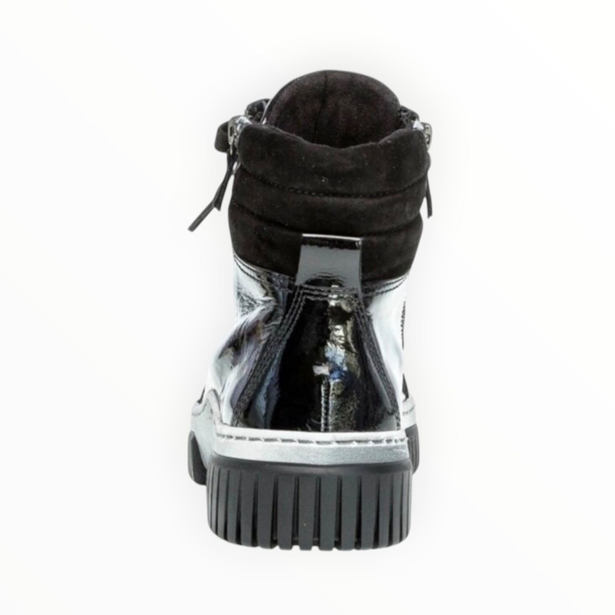 Gabor 93761-97 High Top Sneaker - Black Patent