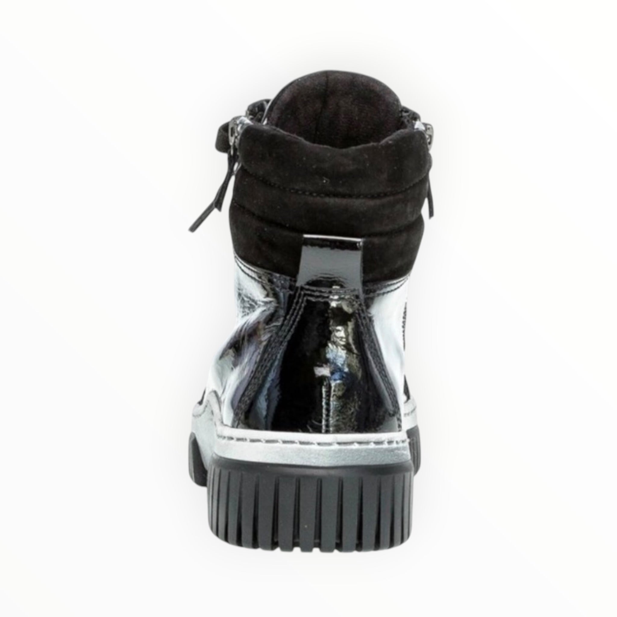 Gabor 93761-97 High Top Sneaker - Black Patent