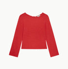Nation Ltd Tavin Tie Back Top - Poinsettia