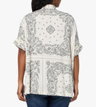 Majestic Filatures Bandana Print Shirt - Cream