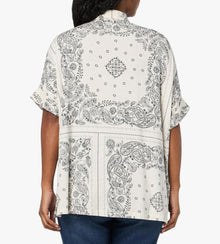 Majestic Filatures Bandana Print Shirt - Cream
