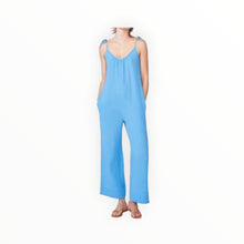 Stateside Gauze Tie Shoulder Jumpsuit - Sail