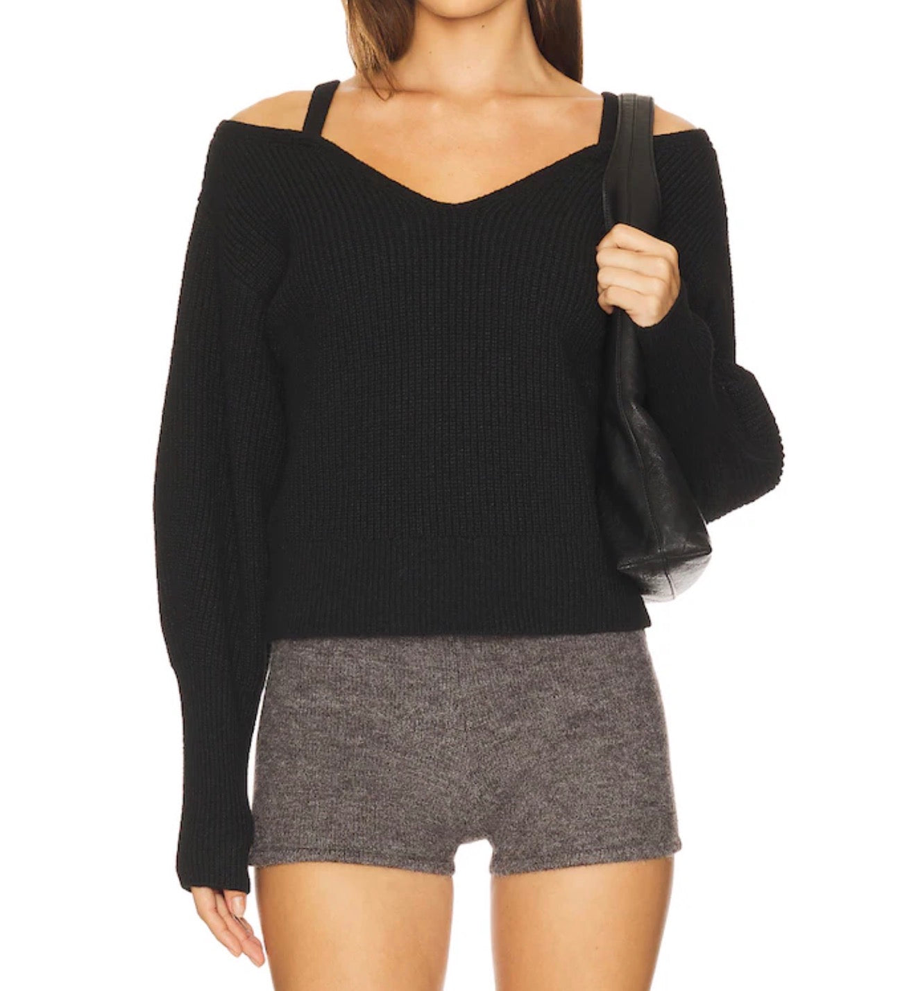 LNA Brielle Sweater - Black