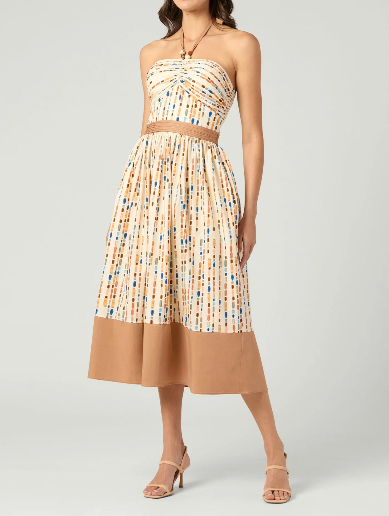 Shoshanna Serene Dress - Ivory Multi