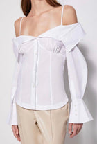 Jonathan Simkhai Amani Blouse - White
