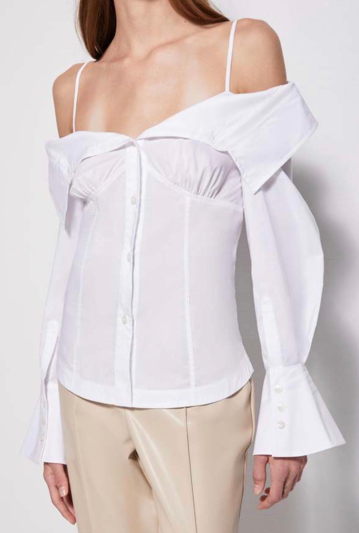 Jonathan Simkhai Amani Blouse - White