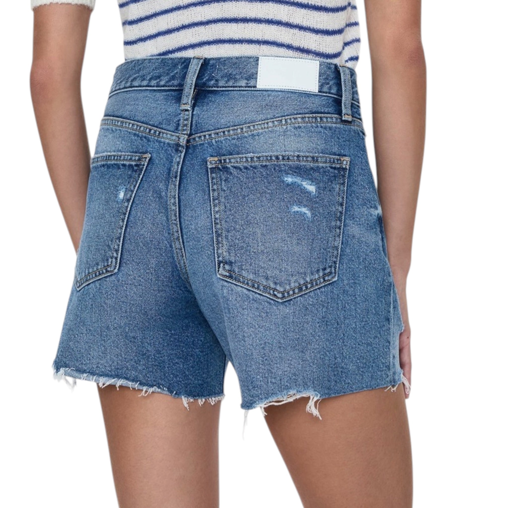 Pistola Andie High Rise Vintage Cut Off Short - Thesis Distressed
