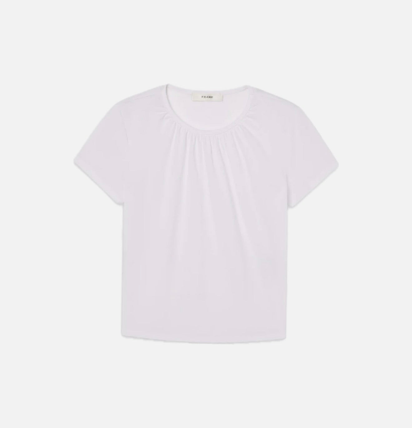 Frame The Gathered Tee - White
