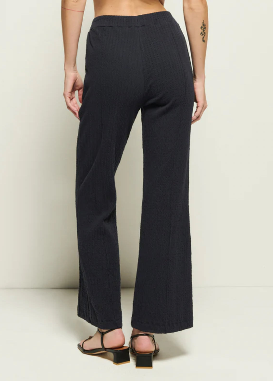 Nation Ltd Justine Knit Pant - Navy Night Sky