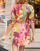 Love the Label Lourdes Dress - Paradise Lost Print