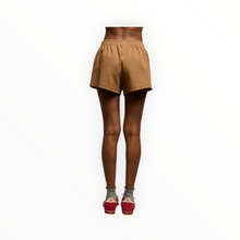 perfectwhitetee Mikayla Pureform Sport Short W/Side Stripe - Mocha