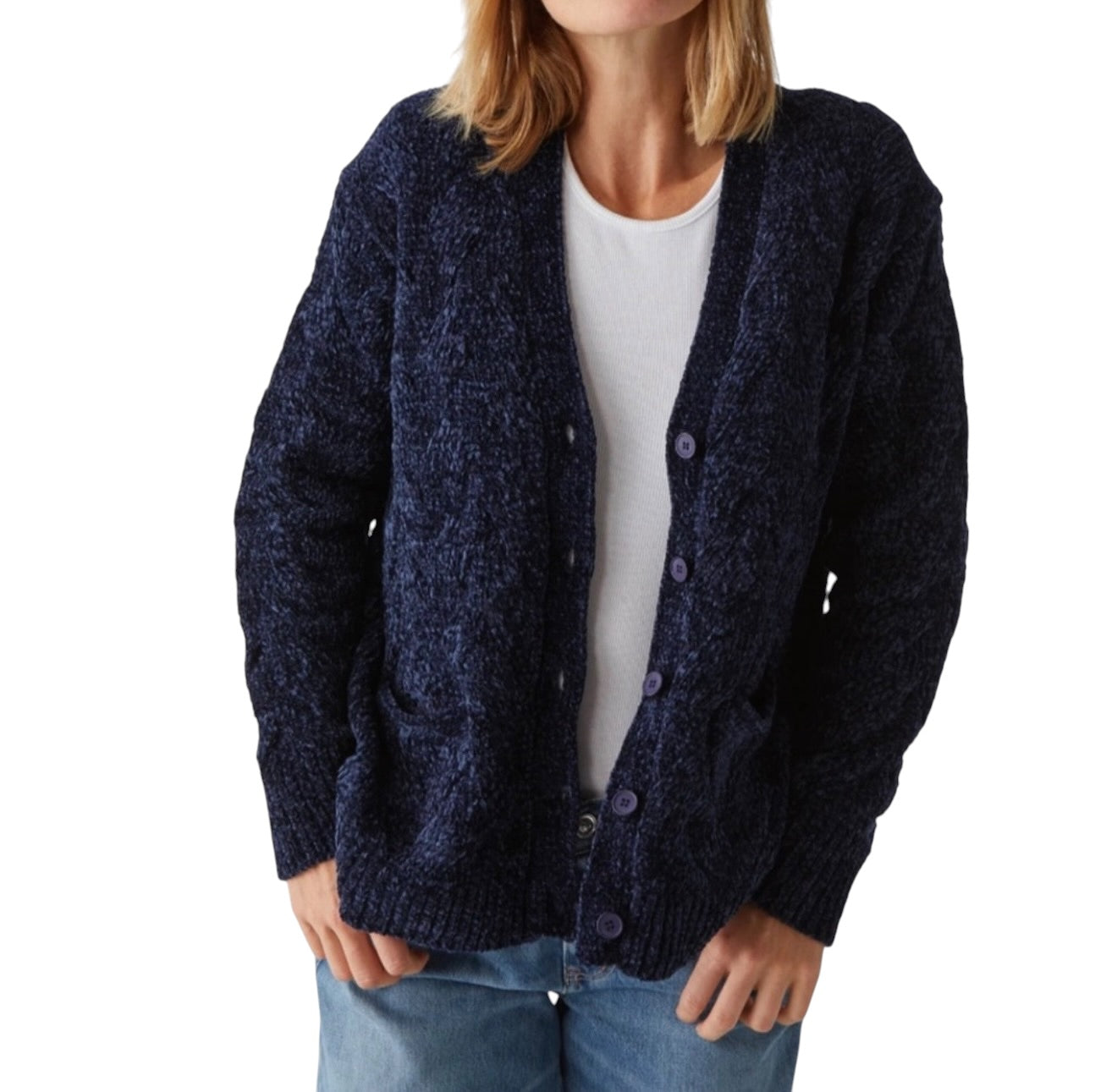 Michael Stars Dax Cardigan - Nocturnal