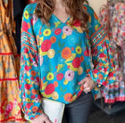 Emily Lovelock Emma Blouse - Blue