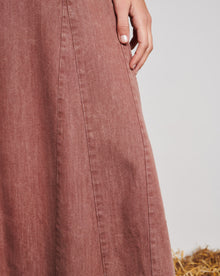 Ghospell Britt Denim Midi Dress