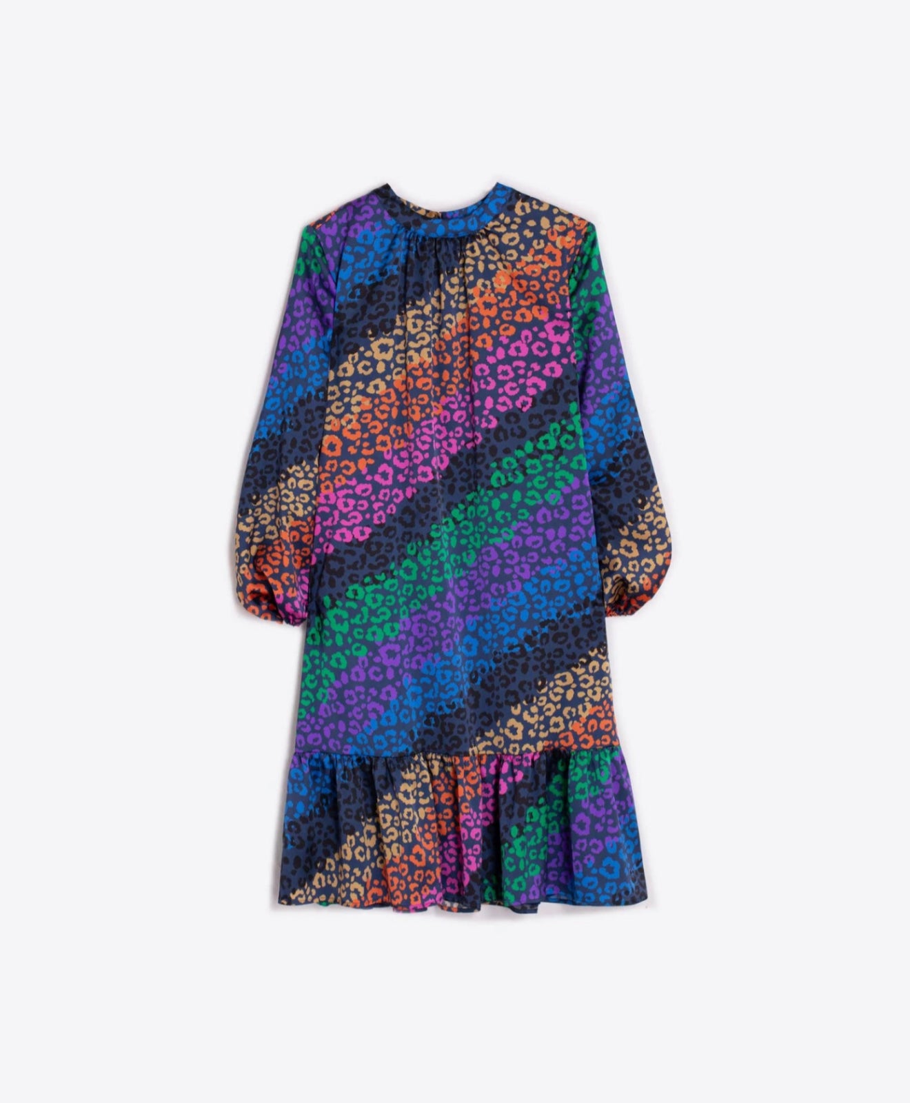 Vilagallo Lina Dress - Leopard Multi