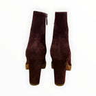 Lola Cruz Platform Ankle Boot - Burgundy