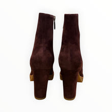 Lola Cruz Platform Ankle Boot - Burgundy